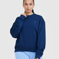 All Day Lightweight Oversized Sweatshirt | Midnight