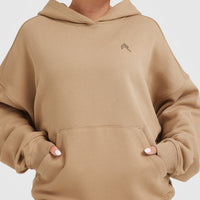 All Day Oversized Hoodie | Dune Brown