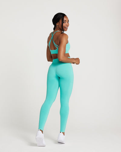 Classic Seamless Sports Bra | Lagoon Marl