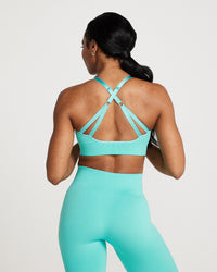 Classic Seamless Sports Bra | Lagoon Marl