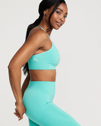 Classic Seamless Sports Bra | Lagoon Marl