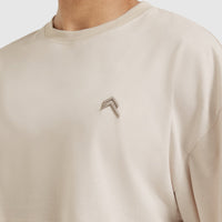 Classic Relaxed Crop Lightweight T-Shirt | Washed Sand