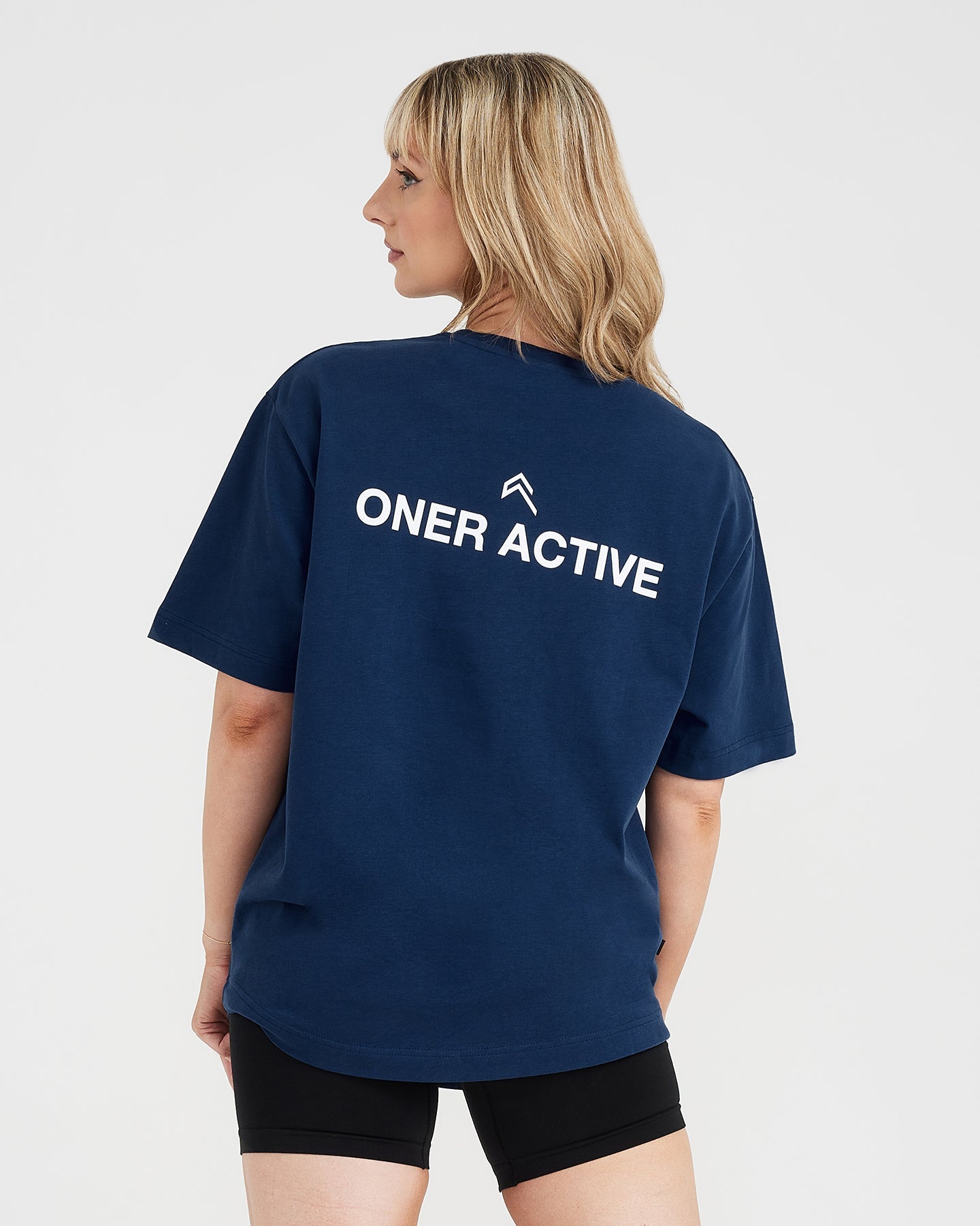 Graphic Oversized Short Sleeve Tee | Washed Midnight