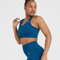 Classic Seamless 2.0 Bralette | Petrol Blue Marl