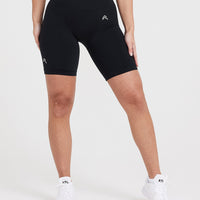 Classic Seamless 2.0 Cycling Shorts | Black Marl
