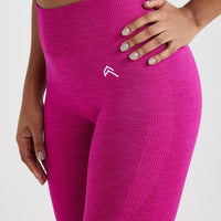 Classic Seamless 2.0 Leggings | Fuchsia Marl