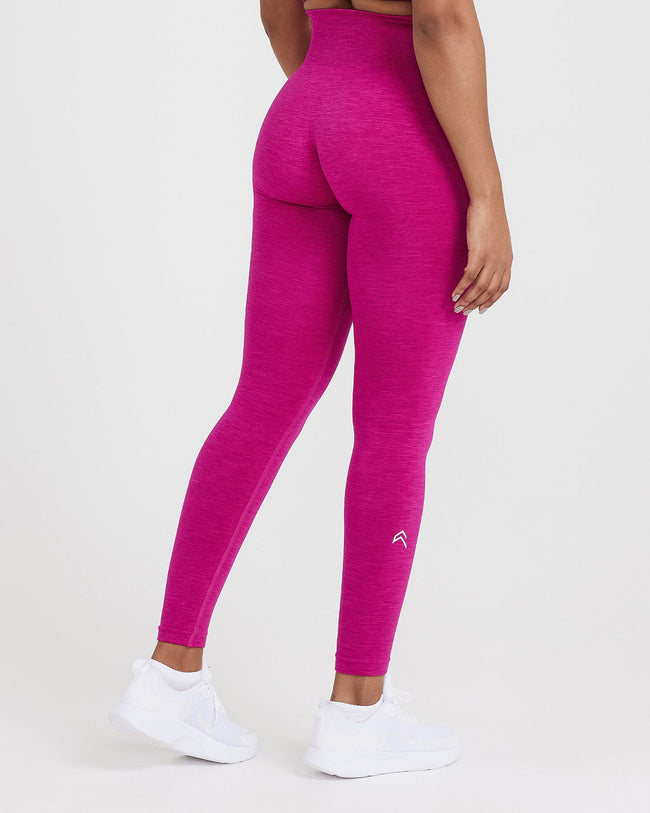 Classic Seamless 2.0 Leggings | Fuchsia Marl