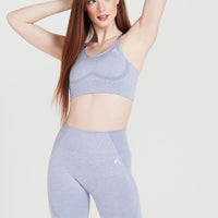 Classic Seamless Cycling Shorts | Ice Grey Marl