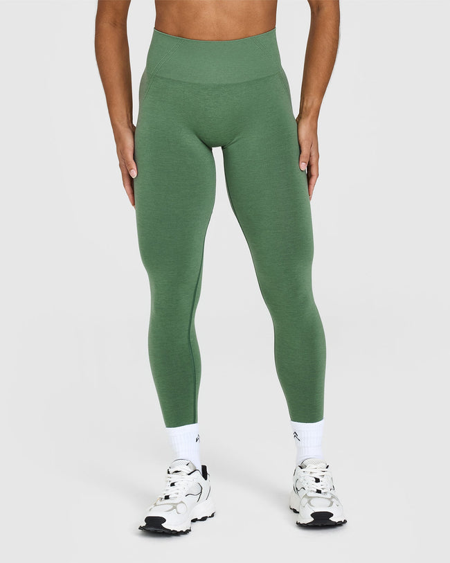 Effortless Seamless Leggings | Forest Green