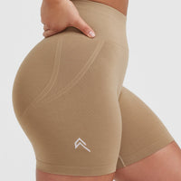 Effortless Seamless Shorts | Dune Brown