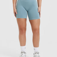 Effortless Seamless Shorts | Steel Blue