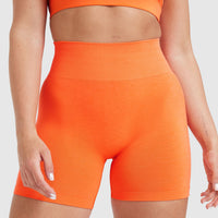 Effortless Seamless Shorts | Tangerine Orange