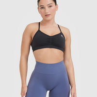 Effortless Strappy Bralette | Coal