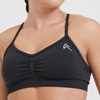 Effortless Strappy Bralette | Coal
