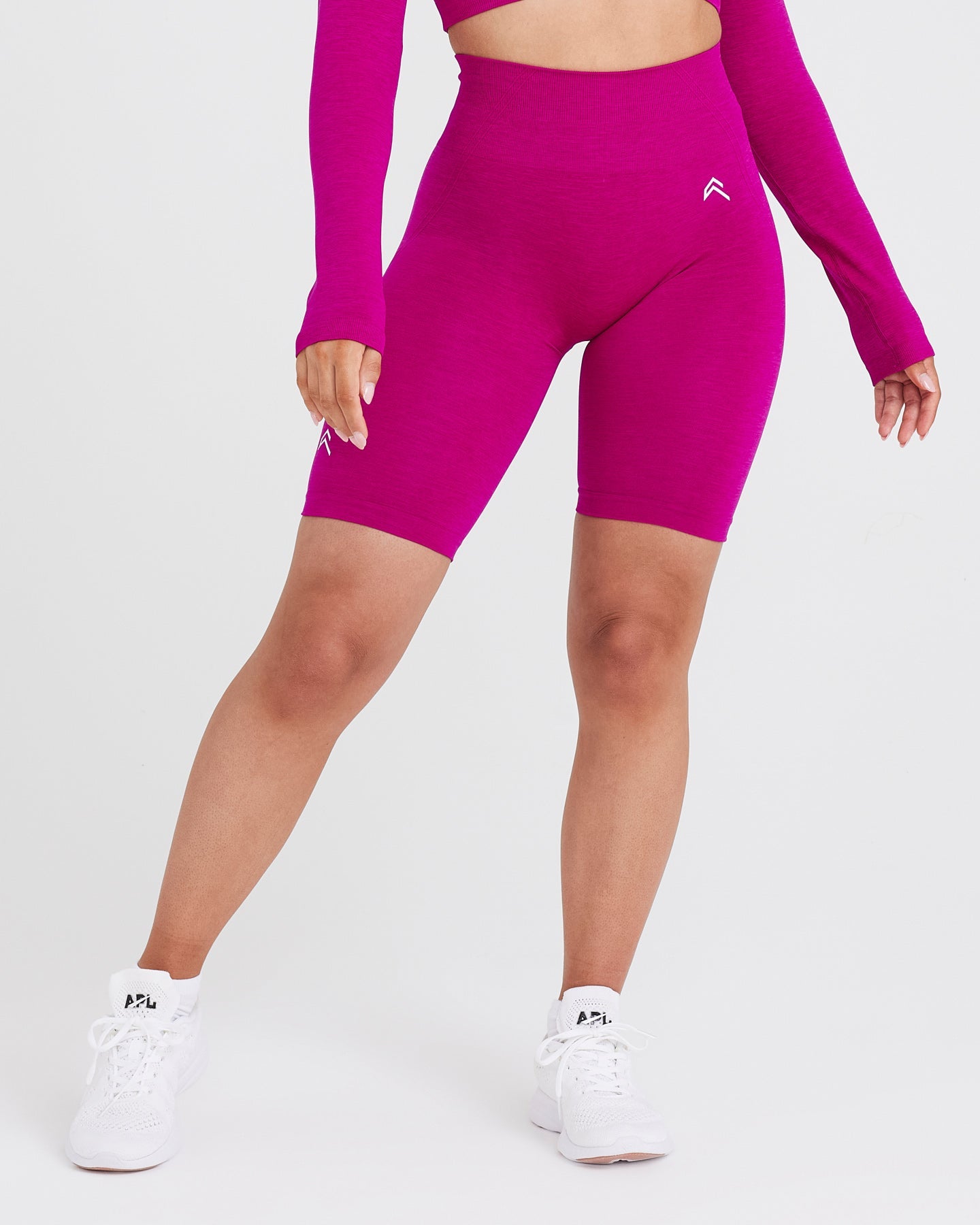 Effortless Seamless Cycling Shorts | Fuchsia