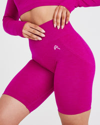 Effortless Seamless Cycling Shorts | Fuchsia