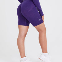 Effortless Seamless Cycling Shorts | Amethyst