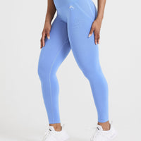 Effortless Seamless Leggings | Light Denim