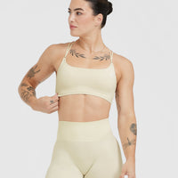 Everyday Cross Over Bralette | Vanilla