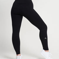 Classic Seamless Leggings | Black Marl