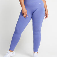Classic Seamless Leggings | Purple Marl