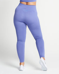 Classic Seamless Leggings | Purple Marl