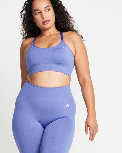 Classic Seamless Leggings | Purple Marl