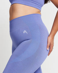 Classic Seamless Leggings | Purple Marl
