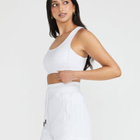 Classic Lounge Bralette | White