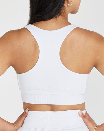 Classic Lounge Bralette | White