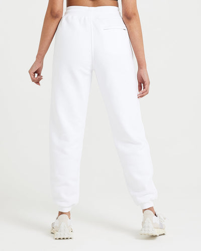 Classic Lounge Joggers | White