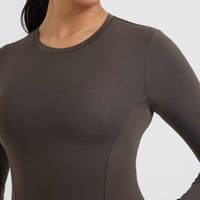 Mellow™ Soft Mid Long Sleeve Top | Deep Taupe