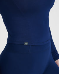 Mellow™ Soft Mid Long Sleeve Top | Midnight