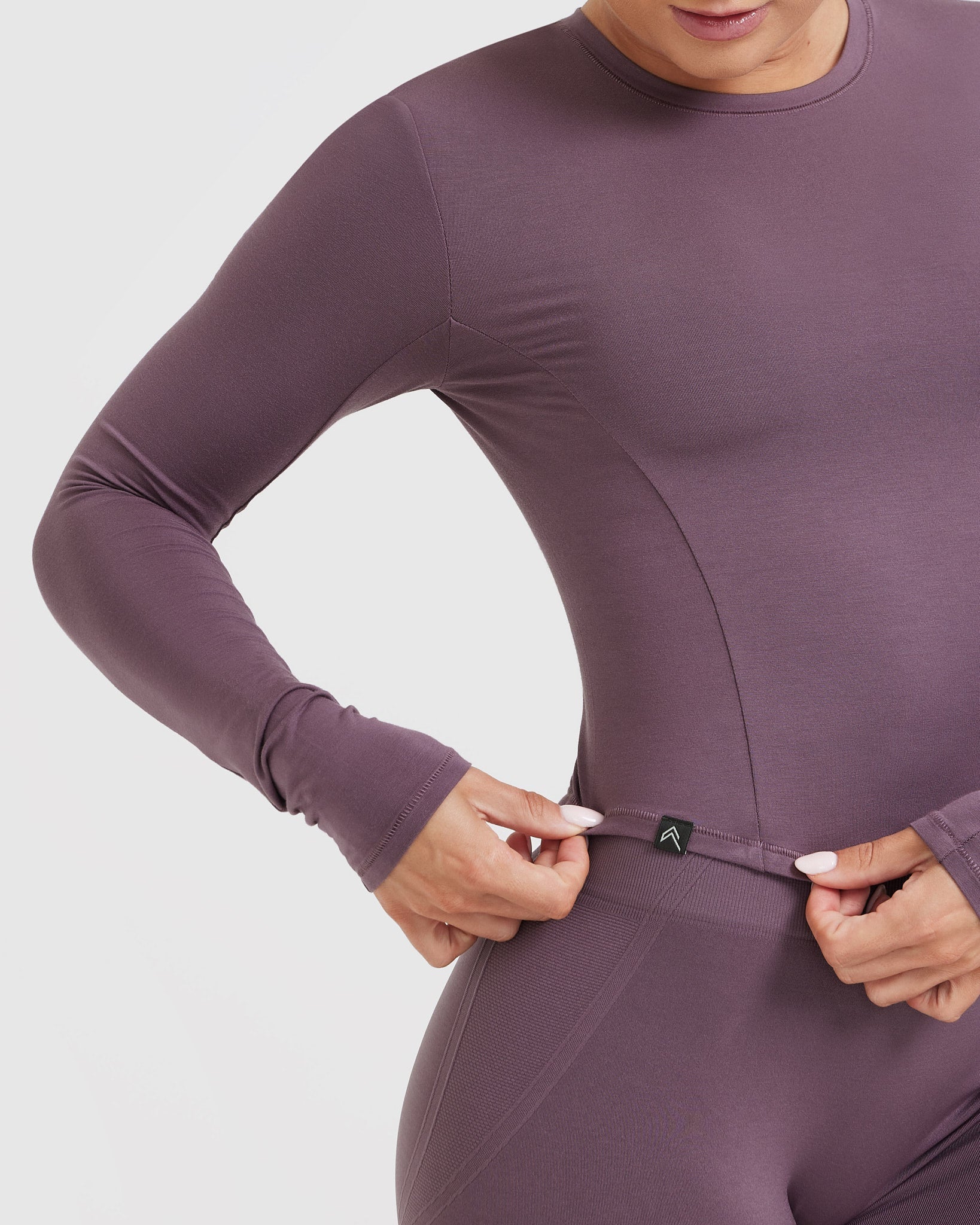 Mellow™ Soft Mid Long Sleeve Top | Vintage Purple