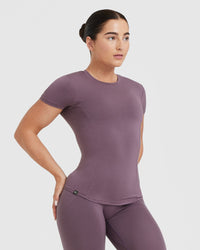 Mellow™ Soft Short Sleeve T-Shirt | Vintage Purple