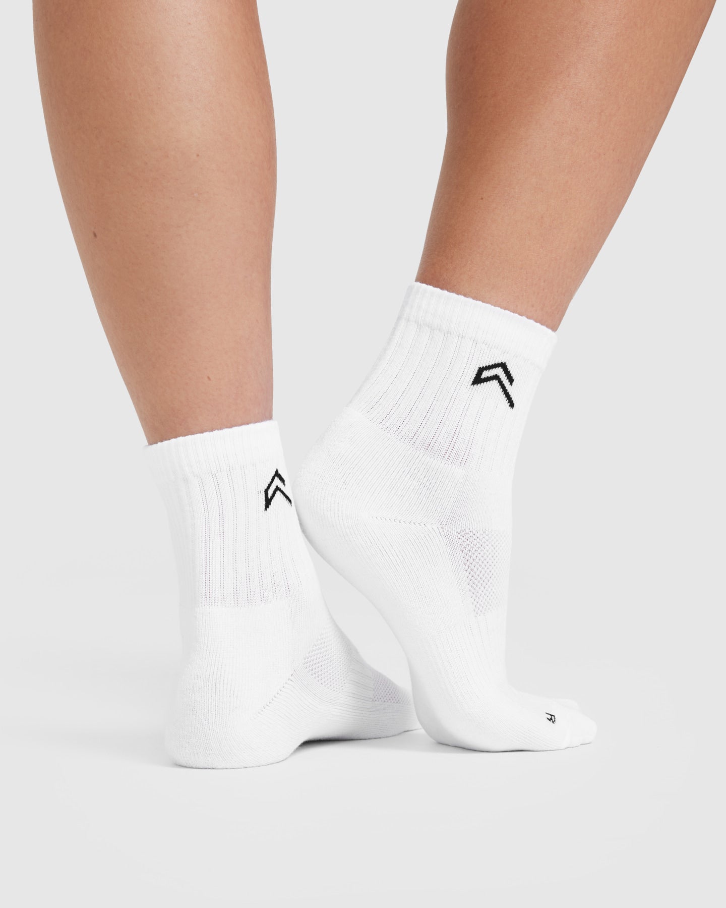 Mid Crew Socks 3 Pack | Grey/White/Black