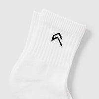 Mid Crew Socks 3 Pack | Grey/White/Black