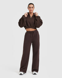 All Day Straight Leg Joggers | 70% Cocoa