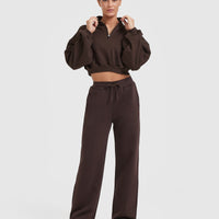 All Day Straight Leg Joggers | 70% Cocoa