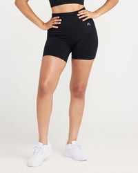 Classic Seamless Shorts | Black Marl
