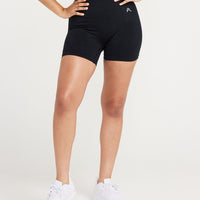 Classic Seamless Shorts | Black Marl