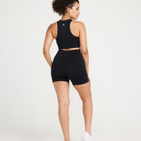 Classic Seamless Shorts | Black Marl