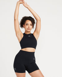 Classic Seamless Shorts | Black Marl