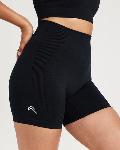 Classic Seamless Shorts | Black Marl