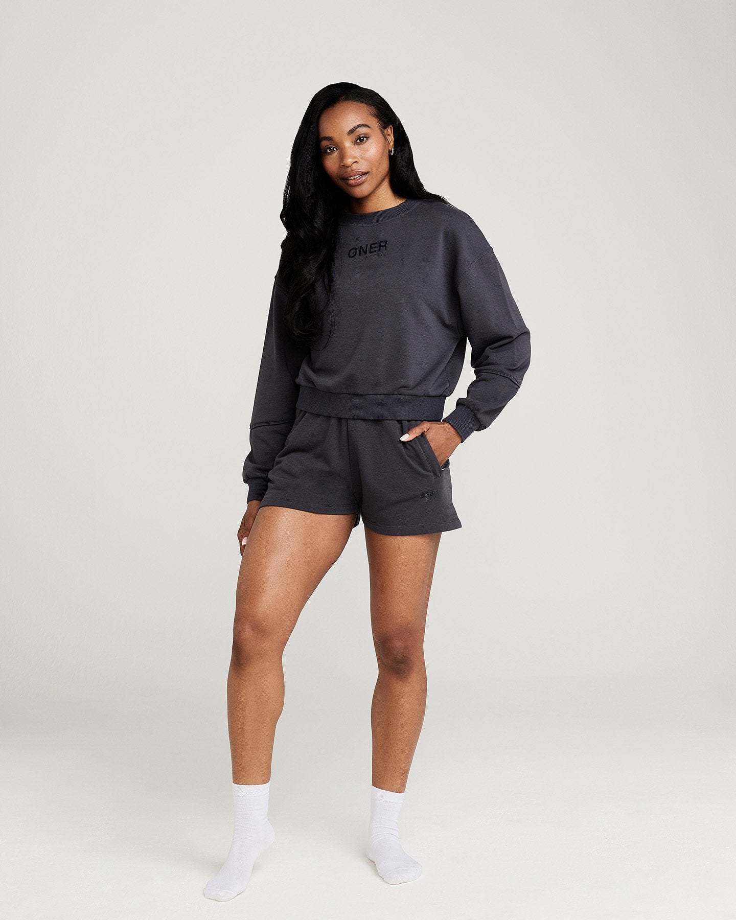Classic Lounge Sweatshorts | Coal
