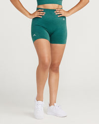 Classic Seamless Shorts | Mineral Green Marl