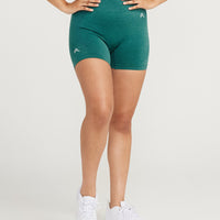 Classic Seamless Shorts | Mineral Green Marl