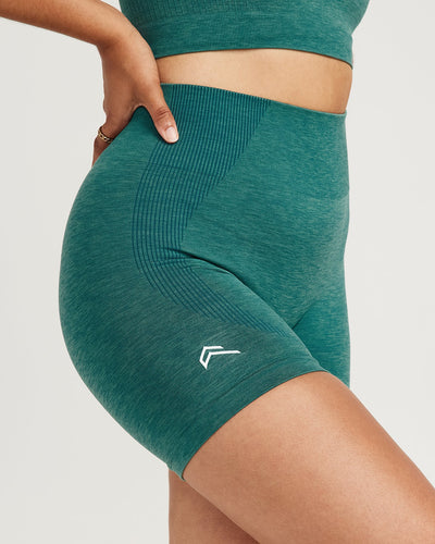 Classic Seamless Shorts | Mineral Green Marl