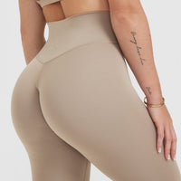 Timeless High Waisted Leggings | Sandstone