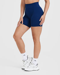Timeless High Waisted Shorts 6" | Midnight
